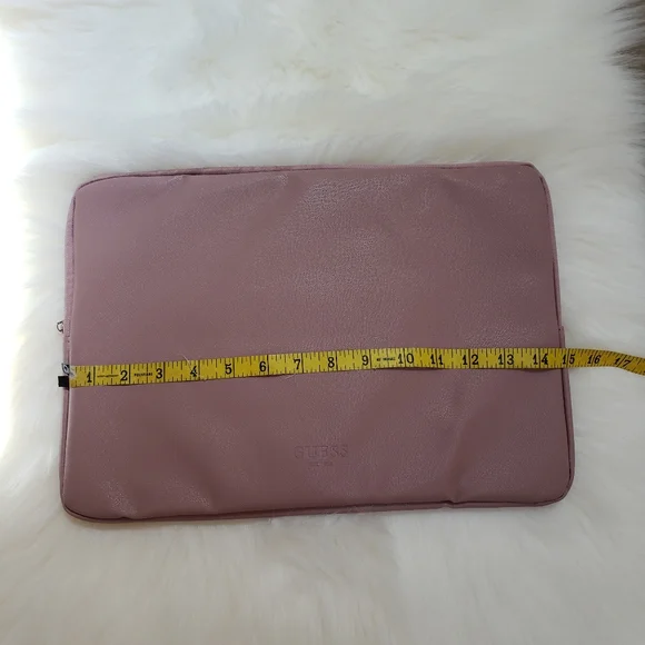 GUESS SLIM PINK LAPTOP BAG - Picture 4 of 6